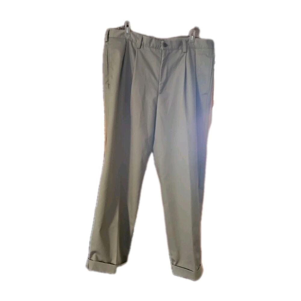 2 (Two) Izod Pants Men's Size 38/ 29 Khaki 100% Cotton